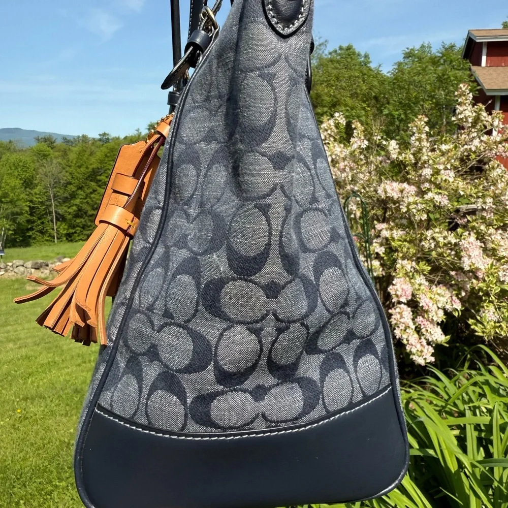Coach Cleo Carryall Chambray - Picture 6 of 13